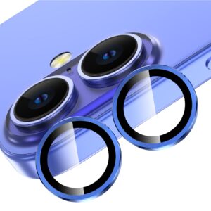 Kuzoom Lens Protector for iPhone 16/16Plus Ultramarine